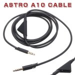 C�ble audio st�r�o 3d sans perte, 2m, pour casque de jeu astro a10, avec fonction de r�glage et de contr�le ...