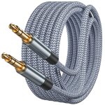 Cble audio tress mle vers mle - 1 m - 3, 5 mm - compatible avec ipad, tlphones samsung, tablettes, ...