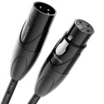 C�ble audio xlr 2m - qualit� studio - en cuivre ofc pur (awg24) - c�ble pour microphone avec protection ...