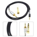 Câble casque avec 6. 35mm adaptateur pour audio - technica ath - m50x m40x m70x - 1. 2m fil audio rallonge ... Câble casque avec 6. 35mm adaptateur pour audio - technica ath - m50x m40x m70x - 1. 2m fil audio rallonge ...
