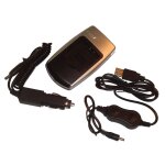 C�ble de chargement usb + socle + chargeur allume - cigare pour batterie panasonic vw - vbx070 vw - vbx070e, ...