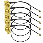 Cble coaxial sma femelle  angle droit vers u. fl ipx ufl vers sma jack elbow rf pigtail cble d'extension ...
