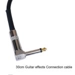C�ble de connexion de p�dale d'effets de guitare 635 mm c�ble de connexion d'effets c�ble de connexion ...