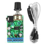 C�ble convertisseur petusb vers midi, 1pc, 2m, 1pc, dc1. 8 - 12v, tda2822m, 2. 0 canaux, 3. 5mm, audio ...