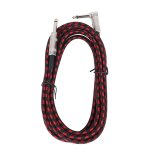 Cble dinstrument de guitare sans bruit angle droit a cordon dinterconnexion audio droit pour mandoline ...