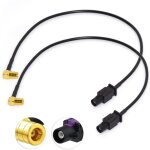 Cable dab antenne smb fakra antenne gps cable smb angle droit  fakra a cble rg174 30cm dab cble 2 ...