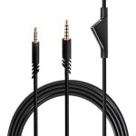 C�ble d'�couteurs audio, contr�le du volume, fil de casque de jeu r�sistant � l'usure pour astro a10 ...