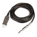 Cble d'enregistrement usb pour guitare vers pc, adaptateur, convertisseur, interface de connexion 6, ...