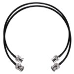 Cble d'extension bnc rg58 bnc mle  bnc mle cavalier  faible perte 50 ohms cble (cble bnc 1. 64ft ...