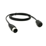 Cble d'extension midi 5 broches din din 5 broches mle vers femelle pour clavier midi synthtiseur de ...