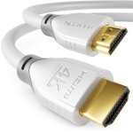 Cble hdmi 2m 4k@60hz 2k@165hz avec arc ethernet uhd hdr 3d 18gbps cble hdmi pour barre de son tlviseur ...