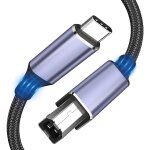 Câble d'imprimante usb b a usb c pour clavier midi contrôleur dj 2m Câble d'imprimante usb b a usb c pour clavier midi contrôleur dj 2m