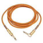 Cble d'instrument de guitare 10ft instrument basse amp cordon 1 / 4 pouce 6. 35mm