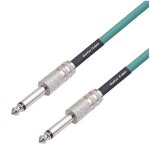 Cble d'instrument de guitare cordon de guitare electrique 6. 35mm mono prise cble de connexion pour ...