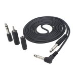 Câble pour instrument musical, droit à angle droit, prise 6, 35 mm, câble audio pour instrument de clavier ... Câble pour instrument musical, droit à angle droit, prise 6, 35 mm, câble audio pour instrument de clavier ...