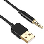 Cble jack audio 3, 5 mm mle vers usb 2. 0 stro auxiliaire 2 en 1 cble de transfert et de charge ...