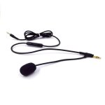 Cble de microphone boom de 1. 2m, pour casque d'coute avec condensateur de 3. 5mm, pour tlphone, ...