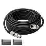Câble microphone xlr 15 mètres(nior), mâle vers femelle, câble patch dmx équilibre blindé 3 broches, ... Câble microphone xlr 15 mètres(nior), mâle vers femelle, câble patch dmx équilibre blindé 3 broches, ...