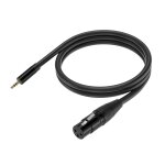 Câble microphone xlr 3, 5 mm vers femelle (1, 5 m, 1 pièce) Câble microphone xlr 3, 5 mm vers femelle (1, 5 m, 1 pièce)