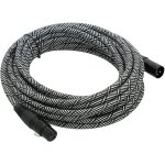 Cble microphone xlr 7, 6 m, mle  femelle, 3 broches, cordon microphone equilibr tress pour prampli, ...
