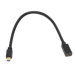 Cble mini displayport 1. 4 environ 11, 8 pouces mle vers mini displayport femelle 8k 60hz, sr et stable ...