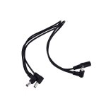 C�ble multi - interface 1 a 3 voies, fil de cuivre pour effets de guitare, adaptateur d'alimentation
