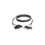 C�ble multipaires loom 8 canaux analogiques 8x xlr neutrik femelle - 8x jack 6. 35mm m�le 3m
