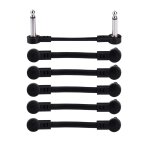 C�ble patch guitare, c�ble de jonction pour instruments 6, 35mm pour p�dales d'effets pour guitare / ...