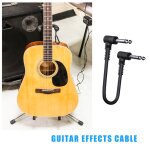 C�ble de p�dale de 15cm, cordon de raccordement 6. 35 pour instruments de musique, fil d'effet de guitare ...