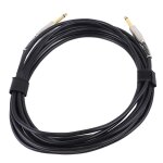 C�ble de raccordement de guitare 6. 35mm fil de connecteur de p�dale 5m instrument accessoire pour guitare ...
