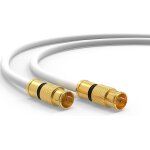 C�ble satellite 135 db - fiche f rapide - connecteur rapide - c�ble d'antenne satellite tv num�rique ...