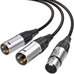 Cble sparateur xlr, cble xlr femelle vers 2 mle y cble equilibr micro splitter cordon adaptateur ...