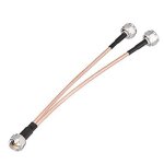 Câble splitter f 15cm connecteur f mâle vers double mâle f 2 voies câble rg179 75ohm faible perte séparateur ... Câble splitter f 15cm connecteur f mâle vers double mâle f 2 voies câble rg179 75ohm faible perte séparateur ...