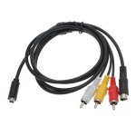 Cable tv vido av pour camscope appareil photo numrique sony