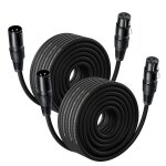Cable xlr 20m 2 paquet cable microphone xlr male femelle compatible avec microphone enceinte caméra table ... Cable xlr 20m 2 paquet cable microphone xlr male femelle compatible avec microphone enceinte caméra table ...