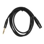 Cble xlr femelle vers 1 / 4 trs cble xlr 3 broches femelle vers 1 / 4 pouce 6, 35 mm prise stro trs ...