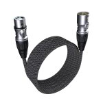 Câble xlr câble microphone xlr mâle vers femelle - compatible avec microphones, mixeurs, table de mixage, ... Câble xlr câble microphone xlr mâle vers femelle - compatible avec microphones, mixeurs, table de mixage, ...