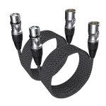 C�ble xlr c�ble microphone xlr m�le vers femelle - compatible avec microphones, mixeurs, table de mixage, ...