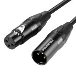 C�ble xlr, professionnel sym�trique m�le vers femelle microphone cable, compatible avec microphone, table ...