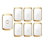 Cacazi - sonnette de porte extrieure sans fil, 60 chansons, etanche a 300m, bouton intelligent, ensemble ...