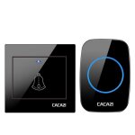 Cacazi - sonnette sans fil 36 music, 110db, 300m, 100 - 240v, etanche, tlcommande, lumire led, maison, ...