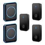 Cacazi - sonnette sans fil auto - 62, sans batterie, etanche, portée 150m, télécommande, sonnette de ... Cacazi - sonnette sans fil auto - 62, sans batterie, etanche, portée 150m, télécommande, sonnette de ...