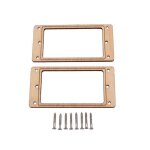 Cadre d'anneau de montage de micro humbucker en bois avec vis pour pi�ces de guitare, 1 ensemble