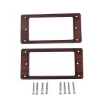 Cadre danneau de montage de micro humbucker en bois avec vis pour pices de guitare lp
