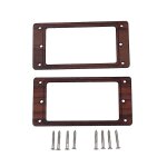 Cadre d'anneau de montage de micro humbucker en bois avec vis pour les pi�ces de guitare lp