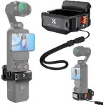 Cadre d'extension adaptateur cage support avec clod shoe et courroie pour dji osmo pocket 3 Cadre d'extension adaptateur cage support avec clod shoe et courroie pour dji osmo pocket 3