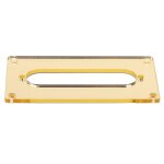 Cadre de montage de micro remplacement de la couverture de miroir dor en acrylique avec trou pour guitare ...