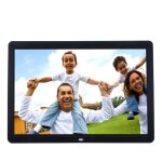 Cadre numrique 17 pouces photo haute rsolution digital multifonction + sd 8go noir yonis