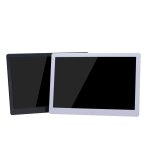 Cadre photo numrique 15 pouces double haut parleur stro 1280 * 800 pixels blanc yonis