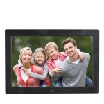 Cadre photo numrique 13 pouces affichage hd photo vido publicit + sd 16go noir yonis